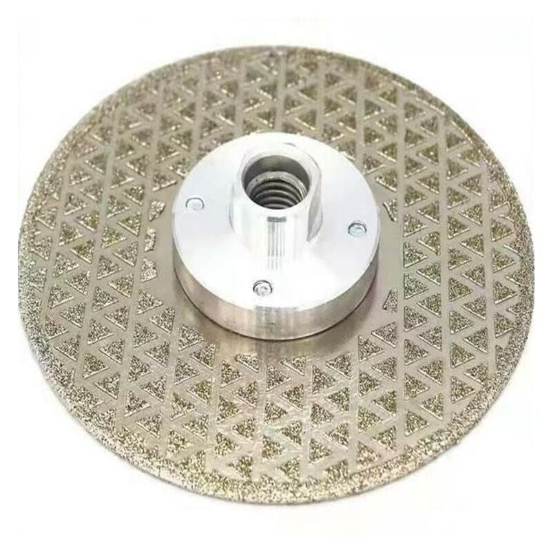 Disque Diamant 125mm Lame de Scie Électroplaqué pour Coupe et Meulage Pierre Granit Marbre Tuile