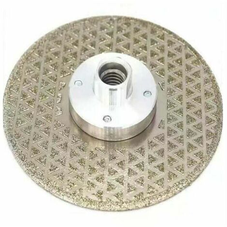 Disque Diamant 125mm Lame de Scie Électroplaqué pour Coupe et Meulage Pierre Granit Marbre Tuile