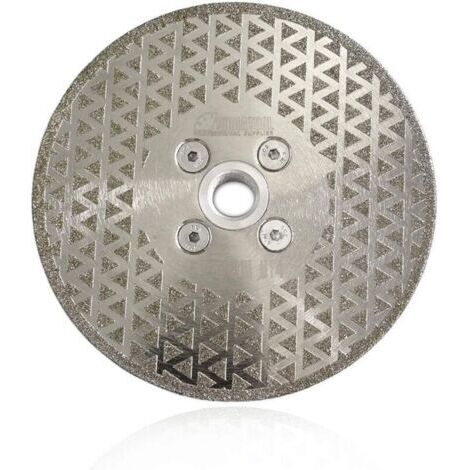 Disque diamant 125mm – Lame électroplaquée double face pour coupe pierre, marbre, granit – Utilisation à sec ou humide