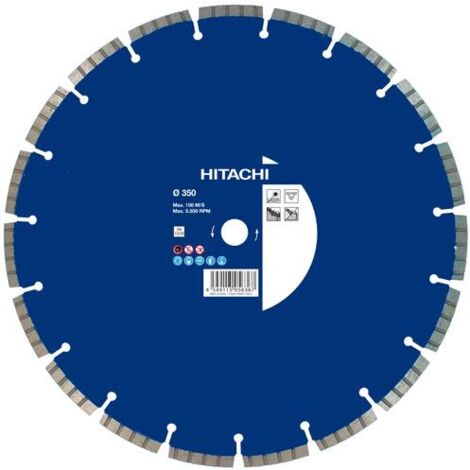 Disque diamant Ø300 al.25,4 seg.10 type béton Standard LASER HIKOKI 773009