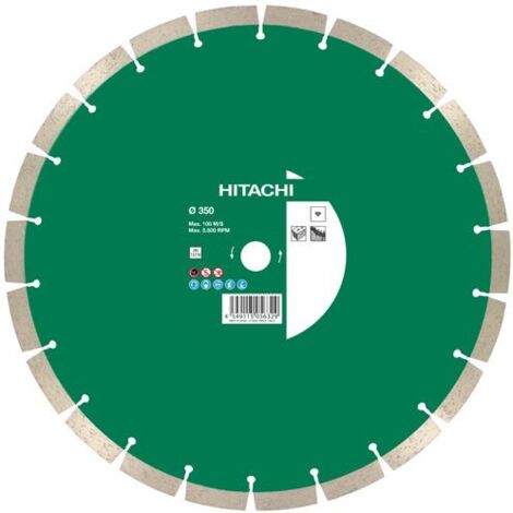 Disque diamant Ø300 al.25,4 seg.15 type universel economic fritté HIKOKI 773005