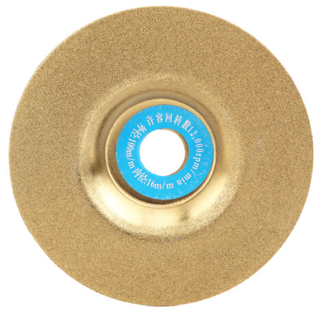 Disque diamant 4 pouces pour coupe et meulage métal, verre, pierre, céramique
