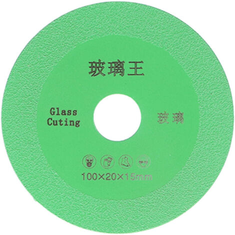 Disque diamant 4 pouces pour coupe verre, céramique et brique - Lame de scie meuleuse