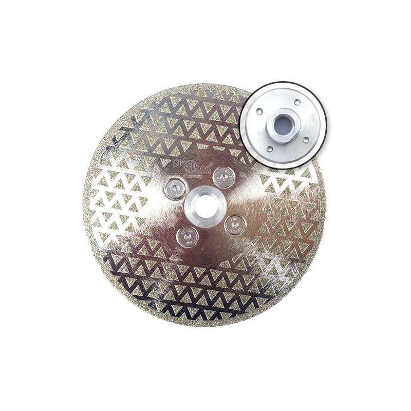 Disque Diamant à Couper et Poncer Pro - d. 125 mm - M14 - Ht. 3 mm - Épaisseur de Jante 2.6 mm - Performance pour Marbre, pvc, Tuile - Diamwood
