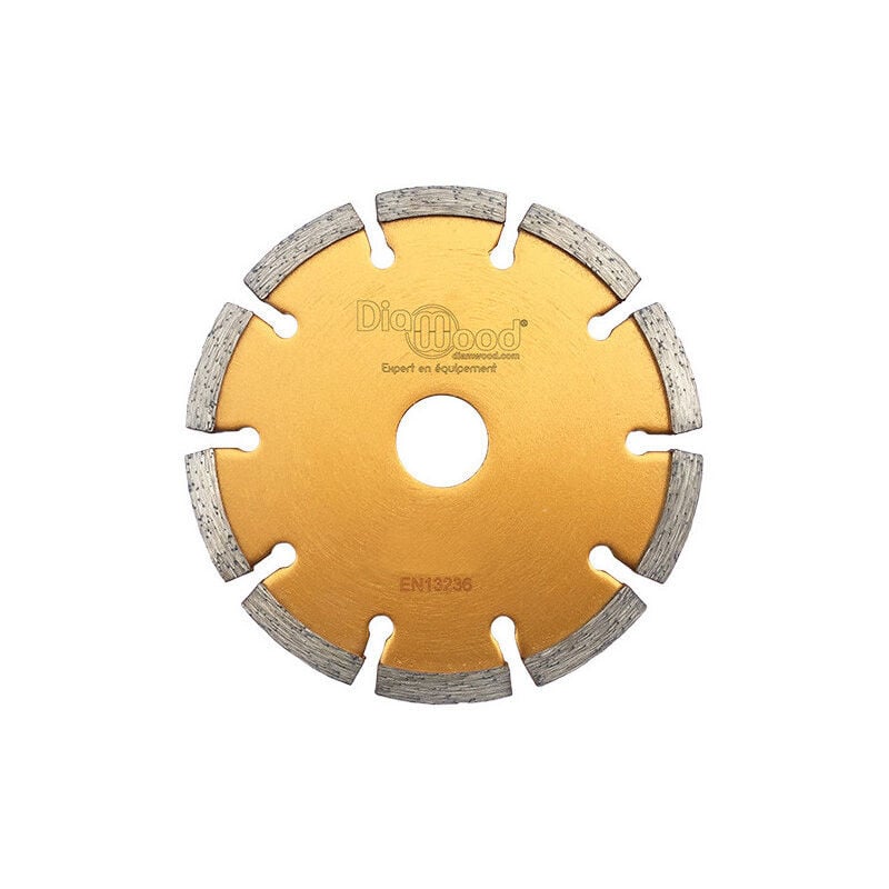 Disque Diamant à Déjointoyer avec Segments à Haut Rendement - 115 mm - 115 x 22,23 x 7 x 4 mm - 7 mm - Segmenté - Adapté pour Maçons et Électriciens