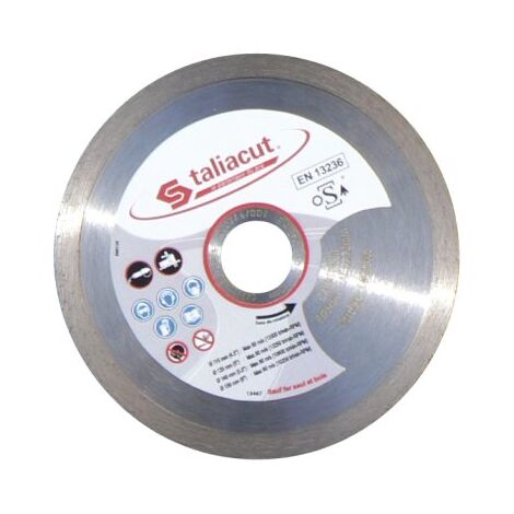 Disque diamant à jante continue Ø 125 mm TALIAPLAST