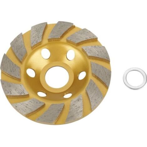 Disque Diamant à Meuler Poncer le Béton 100mm  4.5mm 6 trous pour Béton Pierre Maçonnerie Brique Surfaçage Façonnage.