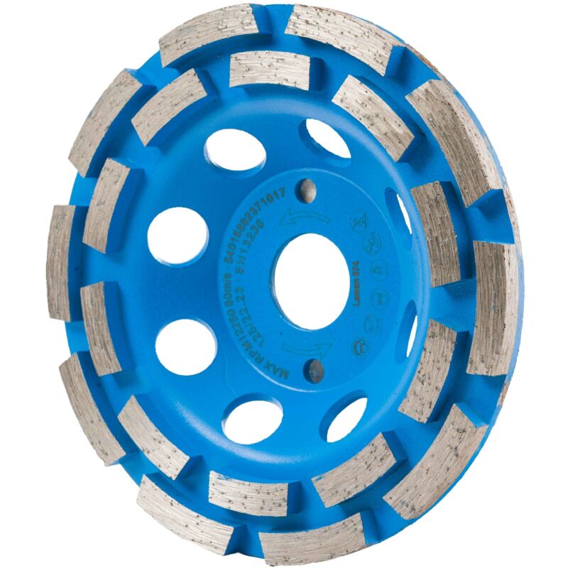 Disque plateau double pistes béton125mm