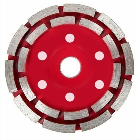 Disque diamant abrasif 125 mm pour ponçage béton, pierre, brique, marbre, granit - Irisfr (1pc)