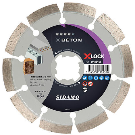 Disque diamant Eco béton 125mm BS40+ - Reservoir TP