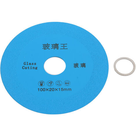 Disque diamant bleu 4" pour coupe précise carrelage, verre, céramique - Lame fine professionnelle