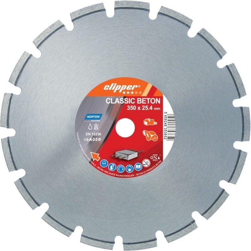 Norton - Disque diamant cla Beton 28100 300x20,0 mm
