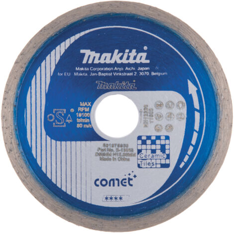 DISQUE DIAMANT COMET À JANTE CONTINUE 80MM MAKITA B-13063