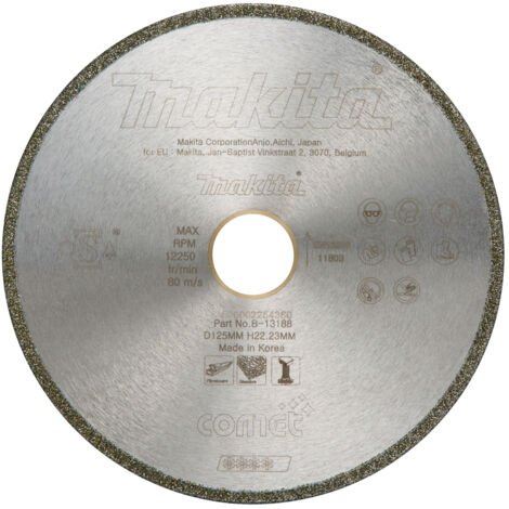 DISQUE DIAMANT COMET125 ELECTRO SOUDE MAKITA B-13188