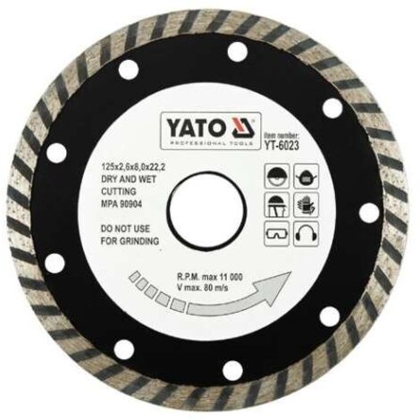 Disque diamant continu 125 mm YT-6023