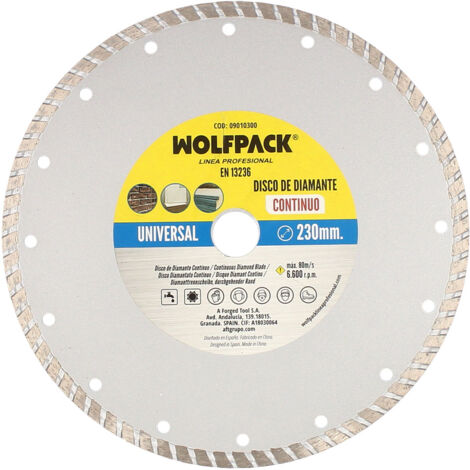 Disque diamant continu Wolfpack 230 mm.