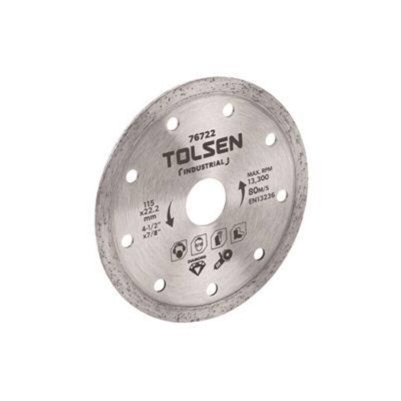 Tolsen - disque diamant couronne continue 230X22.2 EN13236