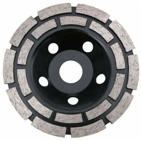 Disque Diamant, Diamant à Meuler 125 mm à Meuler le Béton, Meule Diamantée Universelle pour Poncer Béton, Pierre, Granit Chape, Maçonnerie, Usage Universel--