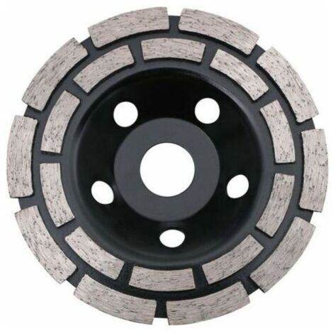 Disque Diamant. Diamant à Meuler 125 mm à Meuler le Béton. Meule Diamantée Universelle pour Poncer Béton. Pierre. Granit Chape. Maçonnerie. Usage Universel