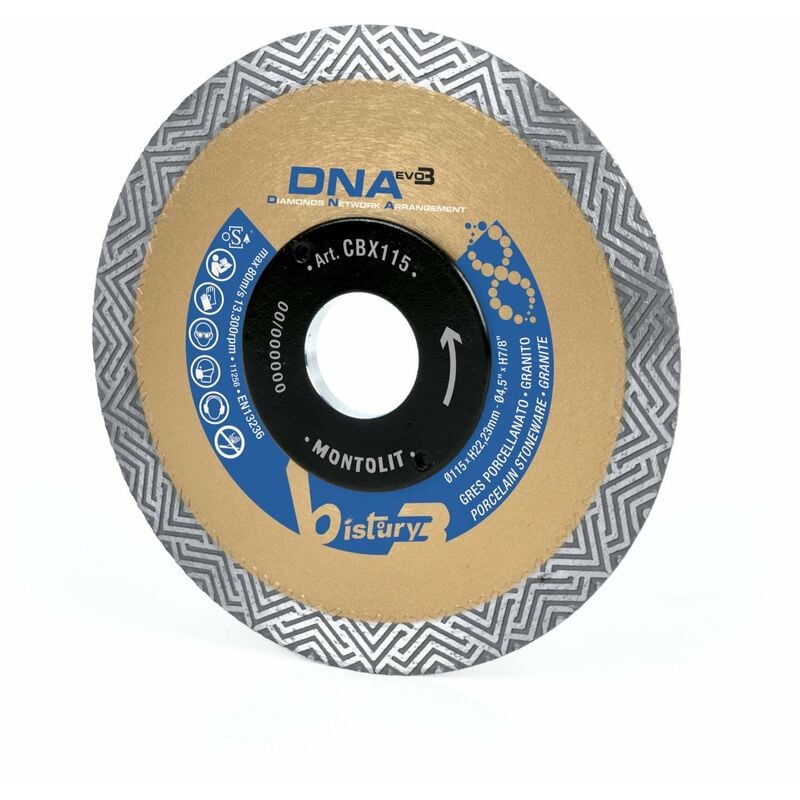 Disque diamant dna 125 mm Montolit CBX125