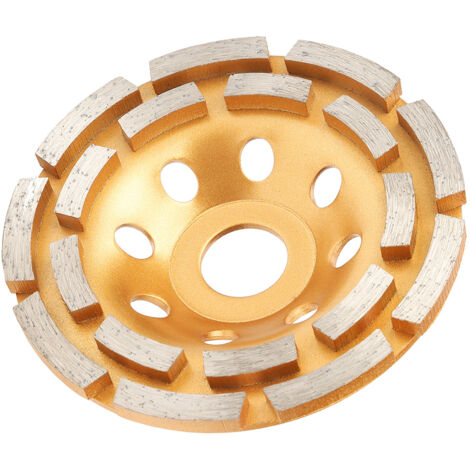 Disque diamant double rang 115/125/180mm pour coupe béton brique sur meuleuse d'angle