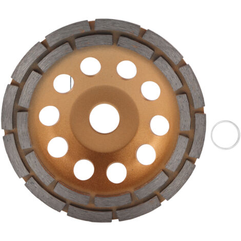 Disque diamant double rangée 150mm pour meuleuse, polissage et nettoyage métal