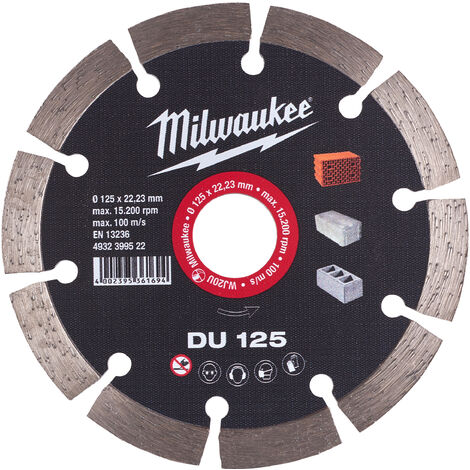 DISQUE DIAMANT DU 125MM (X1) MILWAUKEE ACCESSOIRES - 4932399522--