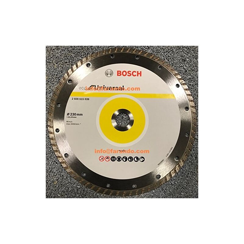 Bosch - 2608615039 diamond disc universal turbo 230 x 22,33 mm