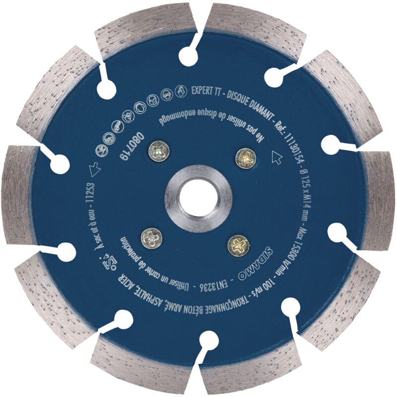 Sidamo - disque diamant expert tt d. 125 x M14 x h 10 11130154