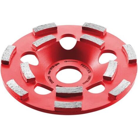 Festool – Disque diamant 130mm pour béton frais – Ø alésage 25/22,2mm – 5mm hauteur segment – Compatible RG 130, RGP 130, AGP 125 - ABRASIVE-D130-ST