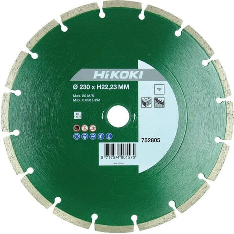 Disque diamant HIKOKI 752815 Ø230mm