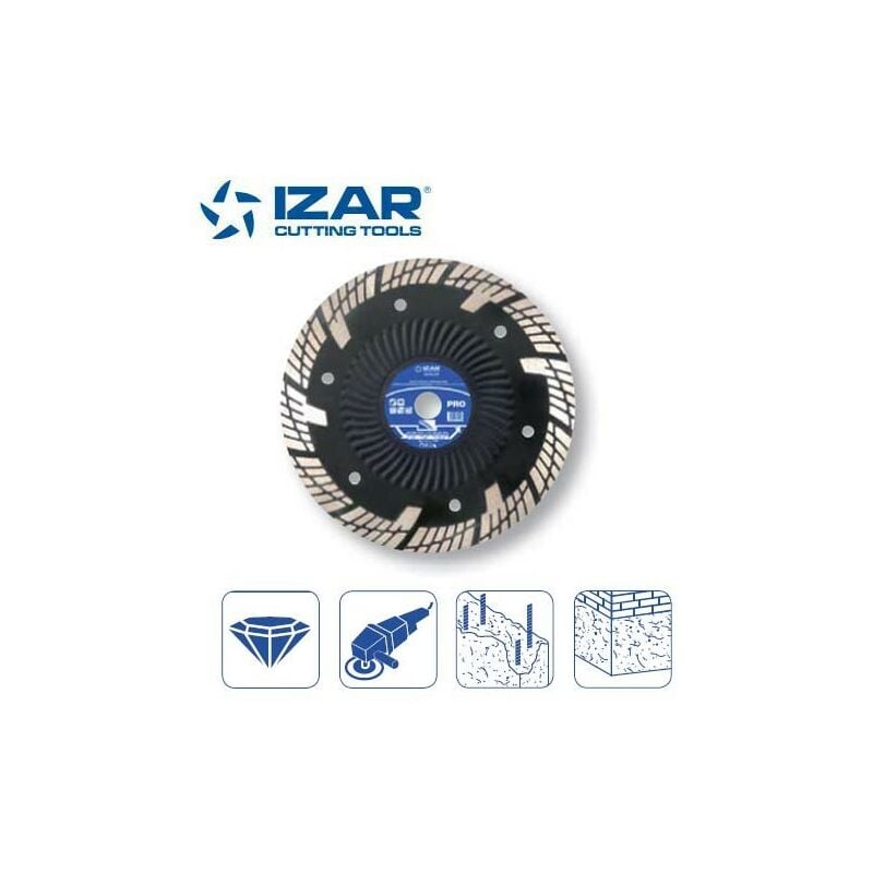 Izar - disque diamant pour matériaux durs de 230 mm