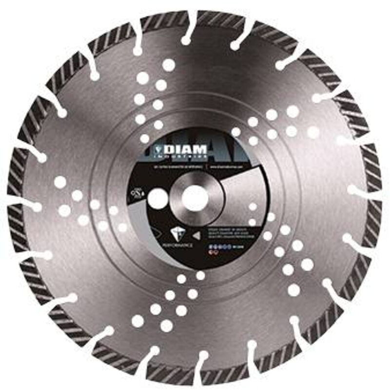 Disque Diamant Mixte Mx90 Ø350 Mm Alésage 25mm Acier/béton/asphalte Diam Industrie - 470710