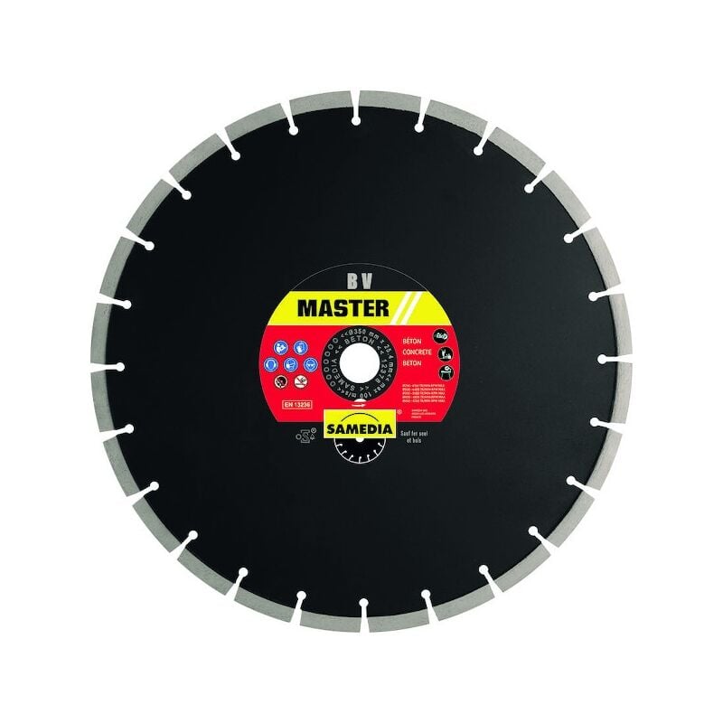 Samedia - Disque diamant master bv - ø 125 mm - ø alésage 22.2 mm