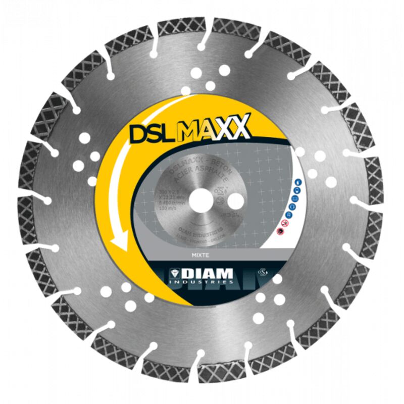 Disque diamant DIAM INDUSTRIES Ø230mm / 22.23 mm - DSLMAXX230/22