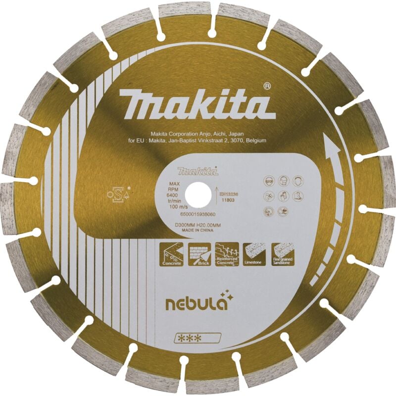 Makita - disque diamant nebula laser 125X22,23 mm X5 B-53992-5
