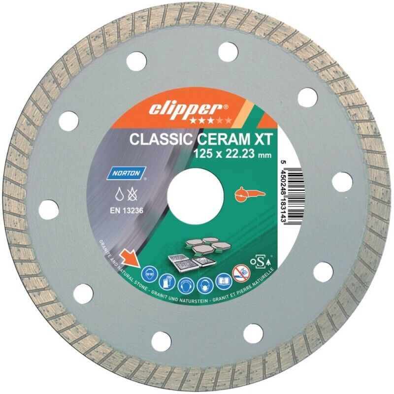 Norton - Disque diamant Classic Ceram xt 125x22,23
