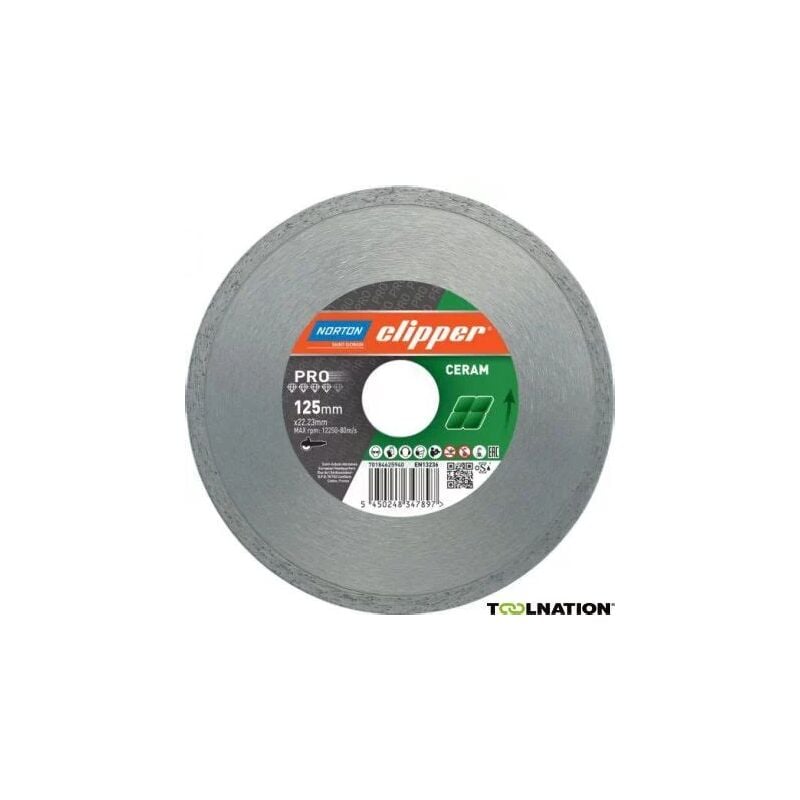 Norton - Disque diamant pro ceramic Ø230 x 22.23mm clipper