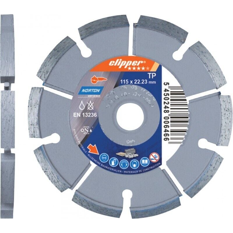 Norton - Disque diamant tp dejointage 125 x 6,5 mm