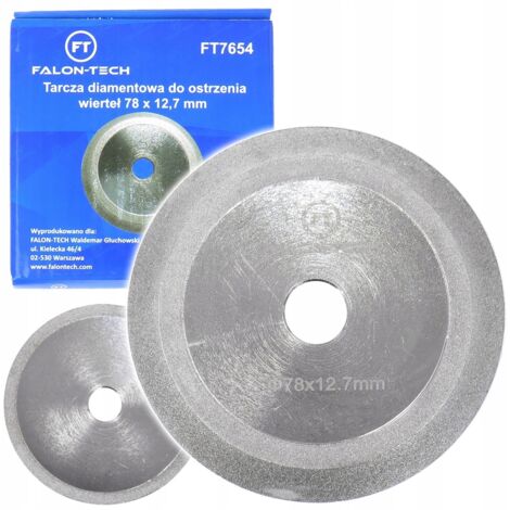 DISQUE DIAMANT POUR AFFÛTEUSE DE FORETS 78x12,7 mm