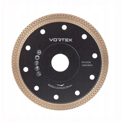 DISQUE DIAMANT POUR COUPE DE CARRELAGE 125 MM VORTEX
