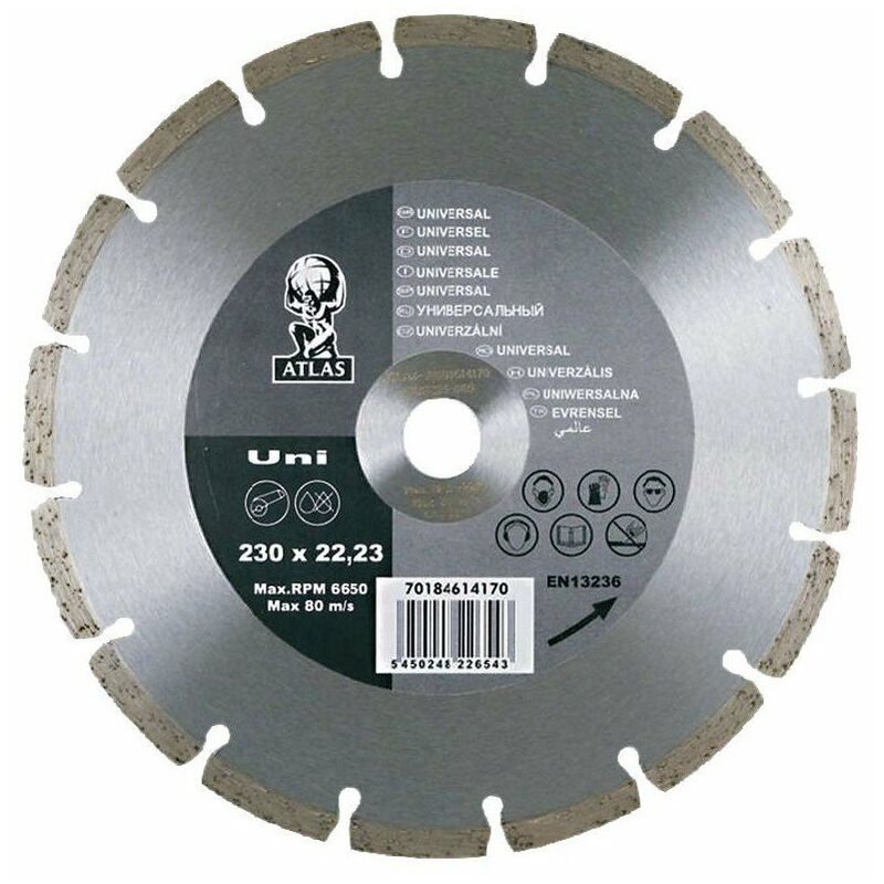 Disque diamant Atlas 230mm