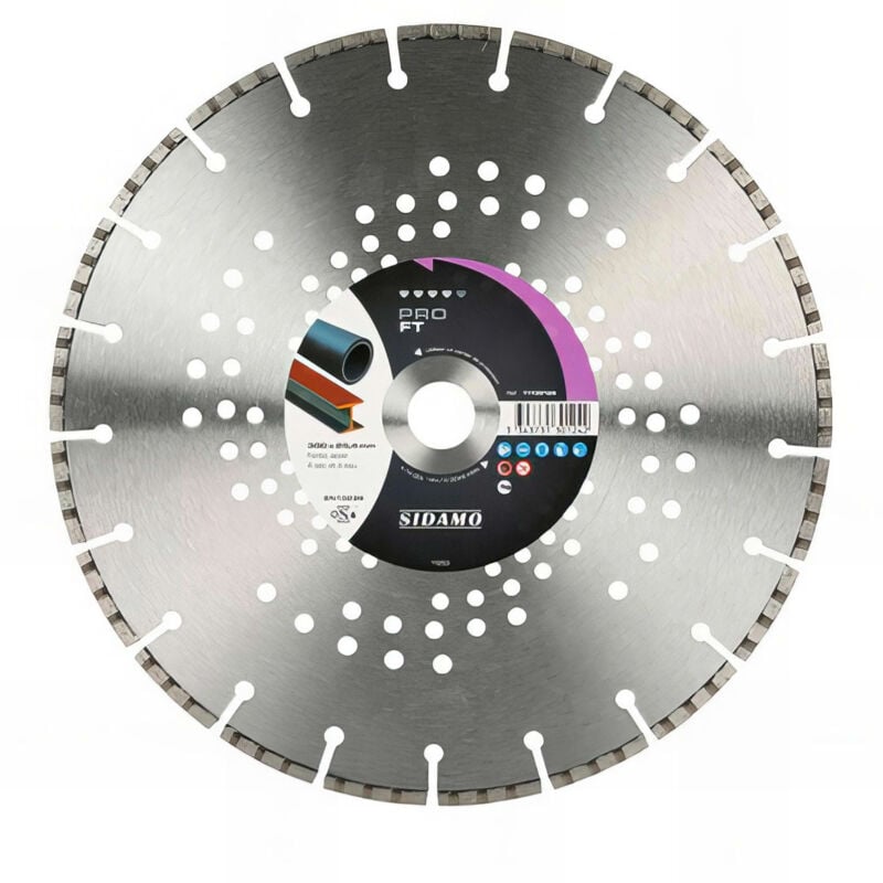 Sidamo - Disque diamant pro ft d. 350 x 25,4 x h 5,3 mm Fonte / acier - 11130125