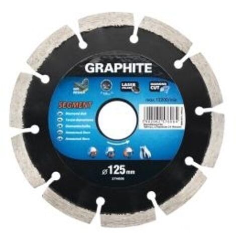 Disque diamant professionnel graphite 125 mm 2.2 mm