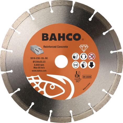 Disque diamant professionnel pour béton armé 3916-230-10L-RC