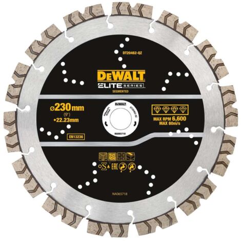 Disque diamant segmenté ELITE DEWALT pour tout usage