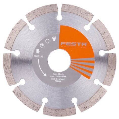 Disque diamant segmenté pour béton, brique, pierre 400x3,5x25,4mm - Usage professionnel