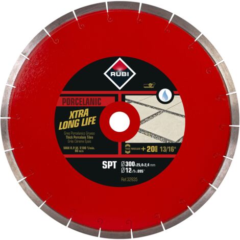 DISQUE DIAMANT SEGMENTÉ - SPT PREMIUM RUBI  300 mm