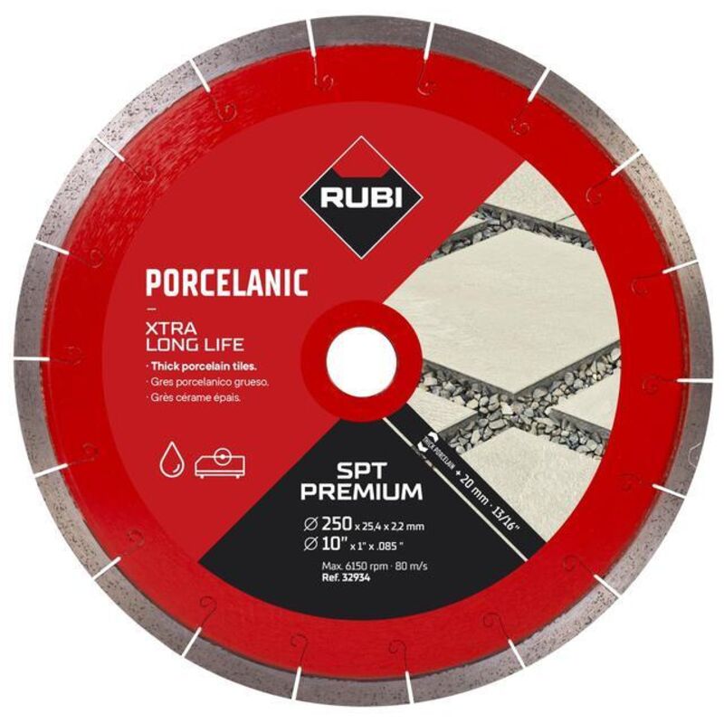 Rubi - disque diamant segmenté - spt premium 250 mm Rubi - disque diamant segmenté - spt premium 250 mm