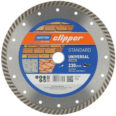 Disque diamant Standard Universal Turbo Ø230